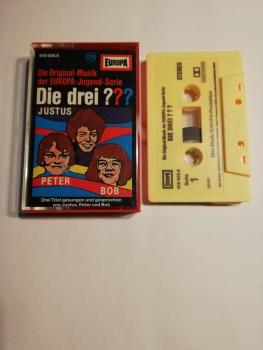 Die Drei Fragezeichen Folge 29 Die Originalmusik Gelb 515926.6 Europa(Großes Fenster) Innencover mit Stempel versehen